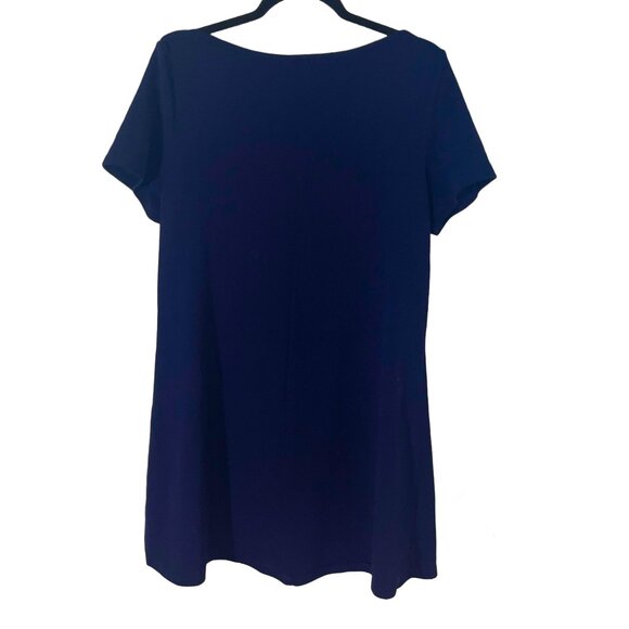 Charming Charlie Navy Blue Shift Dress Plus Size XL - Picture 2 of 4